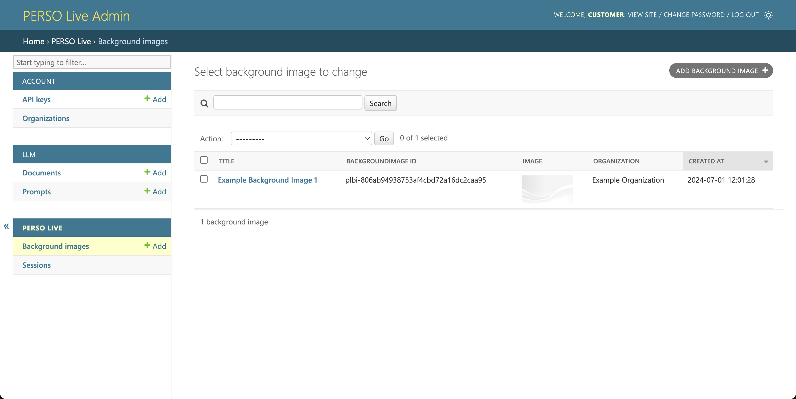 List backgroundimage